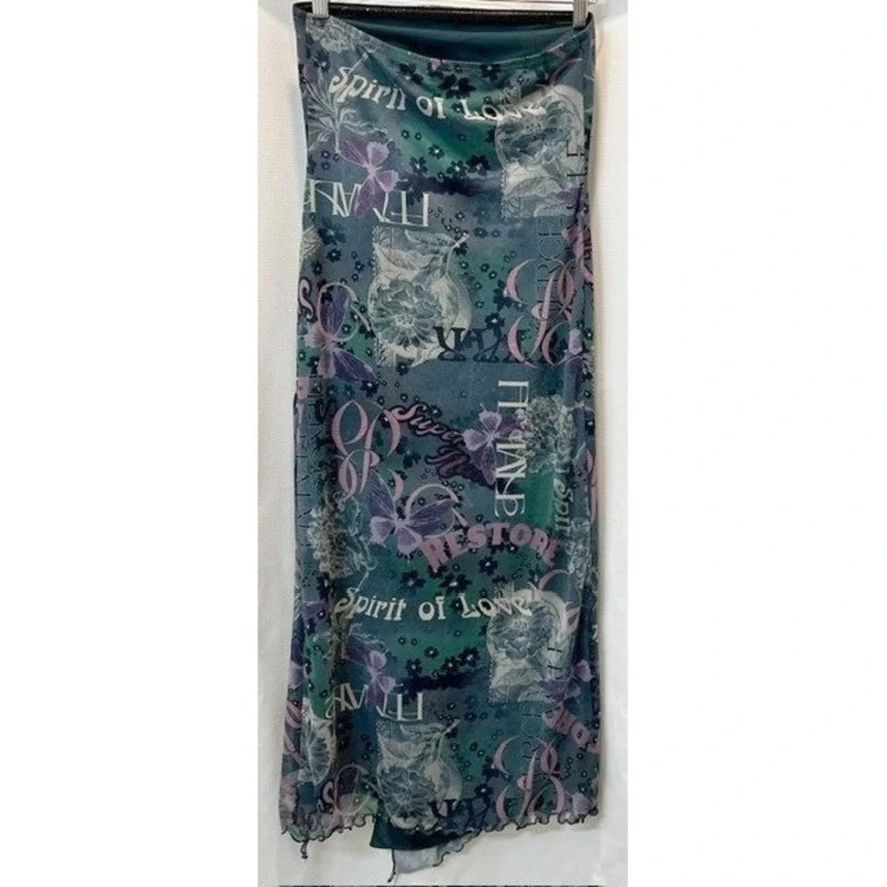 Spirit of Love Whimsigoth Fairy Urban Outfitters Mesh Tube Dress Womens Size M - Picture 5 of 9